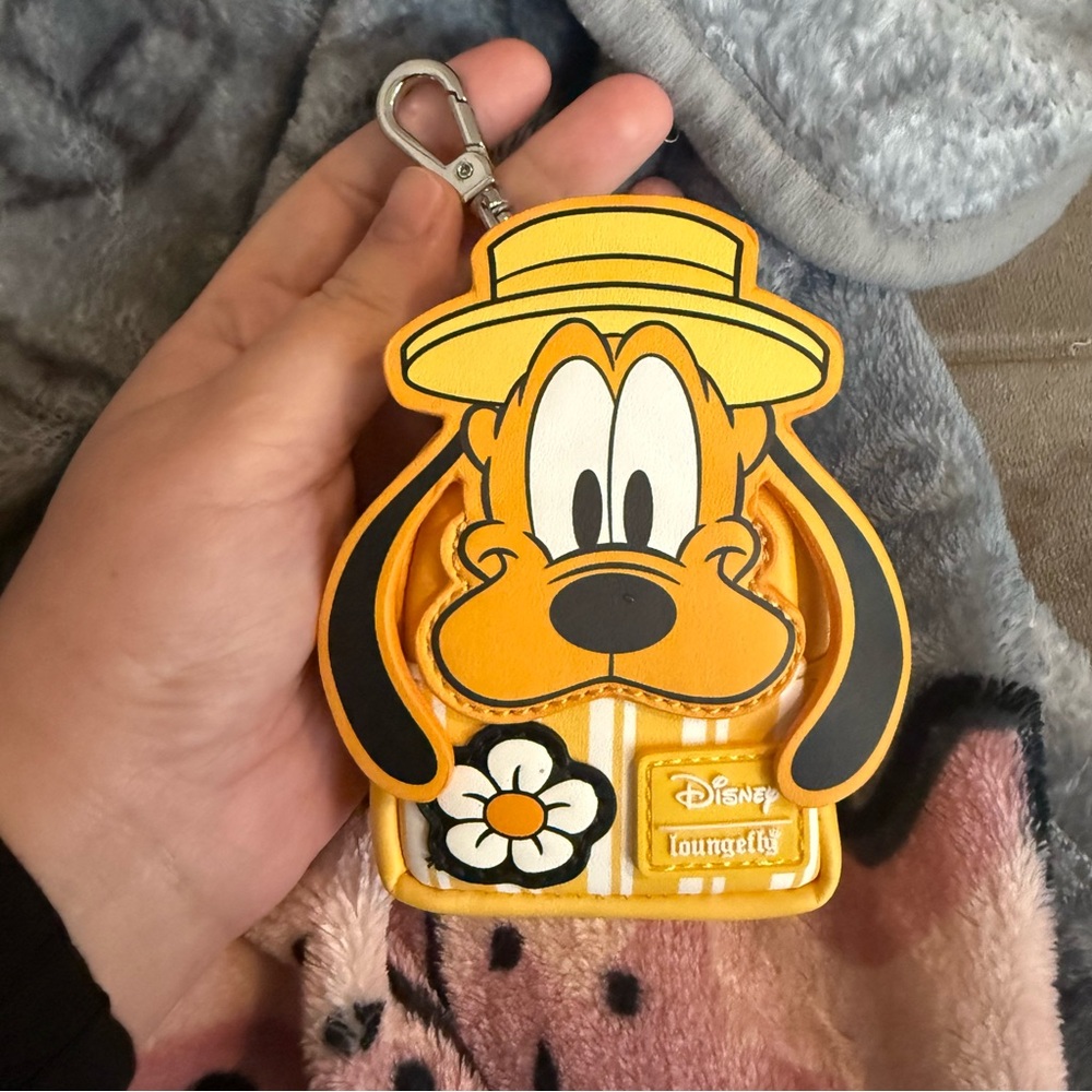 Disney Loungefly Pluto Keychain Mini Backpack Dai… - image 1